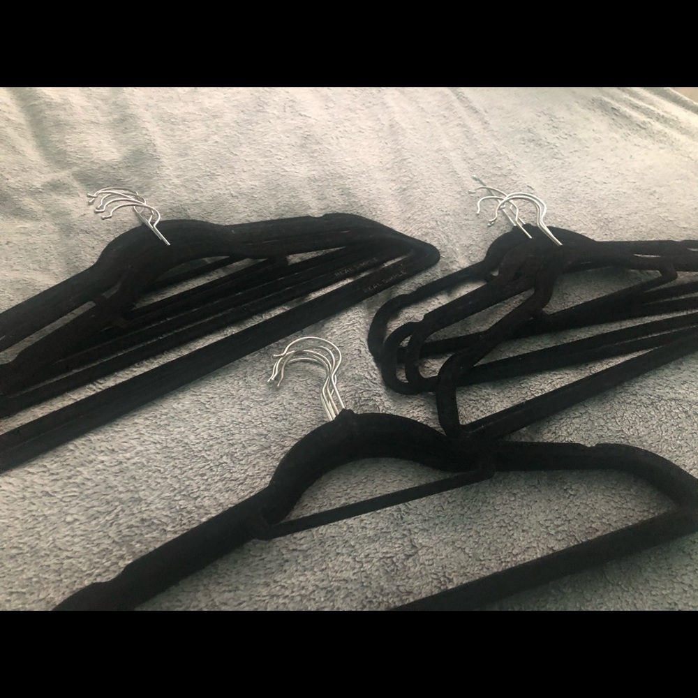 black velvet hangers